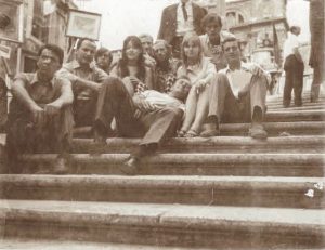 Autunno romano, Trinita' dei Monti, 1967