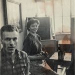 Michele ROSA a Champaign (USA), durante i corsi di Fine Arts, 1955