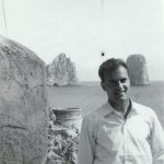 Michele Rosa a Capri, 1957