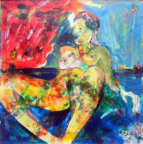 Nudo, 2004 - 100x100 cm