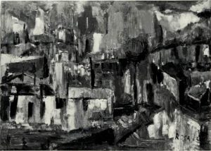 Paesaggio con case, 1963