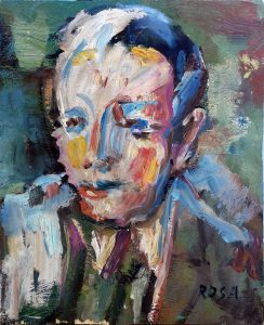 Ritratto di ignoto, 1984 - 26x32 cm