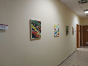 1_Opere esposte - Corridoio Rettorato