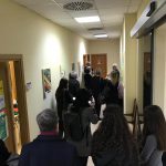 Gli ospiti intervenuti nell'anti sala del Rettorato