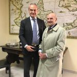 Il M.Rettore prof. Betta e Michele Rosa