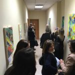 Gli ospiti intervenuti nell'anti sala del Rettorato