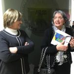 La prof.ssa Orofino e la Prof.ssa Tomassoni dell'Università di Cassino
