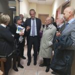 Michele Rosa con la rappresentanza universitaria ed A.Borghese