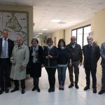 Michele Rosa con i rappresentanti dell'Università ed altri intervenuti