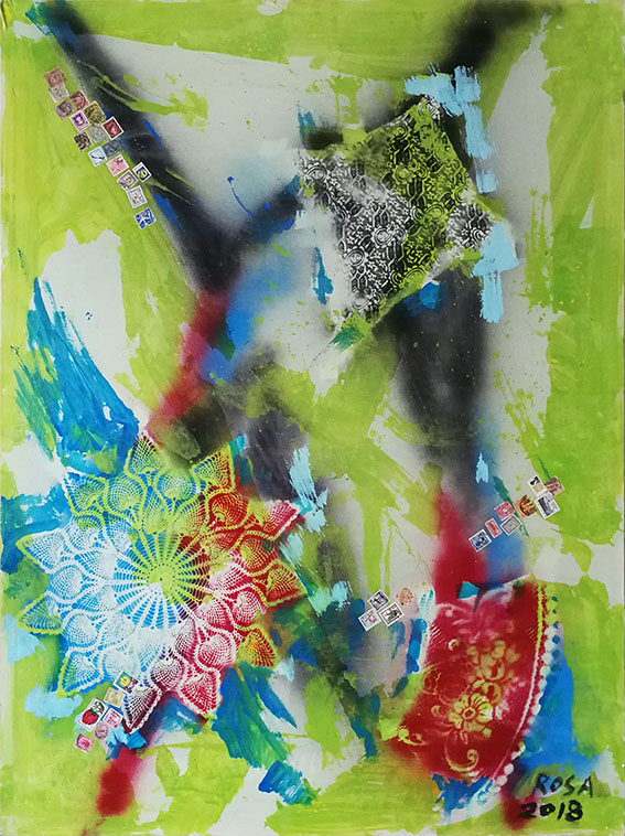 22) Astratto_22, 2018 - 86 x 115 cm