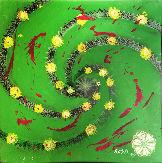 9) Natura_2, 2009 - 100 x 100 cm