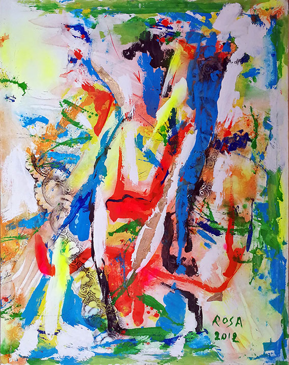 12) Astratto_5, 2012 - 80 x 101 cm