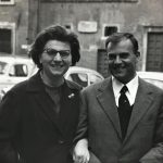 Michele ROSA con sua moglie a Roma, 1963
