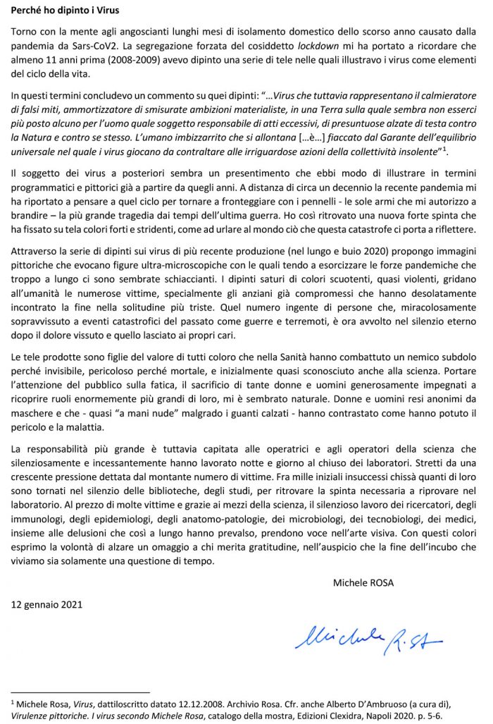 Perche ho dipinto i Virus