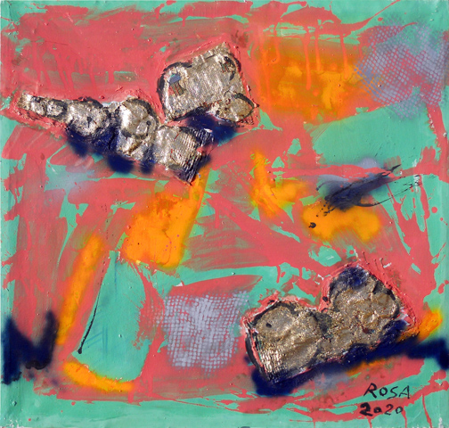 19) Precious Viruses, 2020 - 106,5x101,5 cm