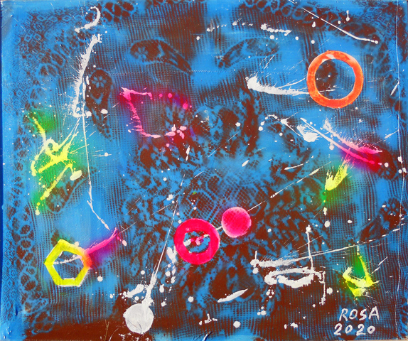 20) Orphan Virus, 2020 - 109,5x91,5 cm
