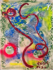 25)  Ebola virus, 2020 - 60x80 cm