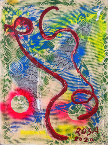 25)  Ebola virus, 2020 - 60x80 cm