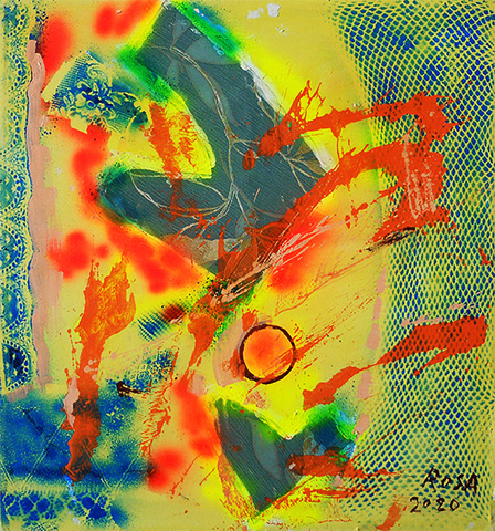 27) Helper Virus, 2020 - 99x106 cm