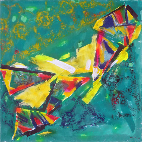 La luce nel caos, 1998 - 142x140,5 cm