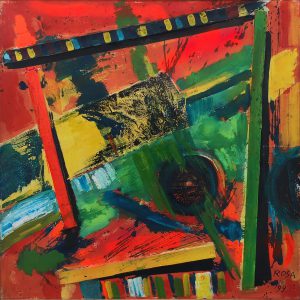 Astratto materico, 1999 - 102x102 cm