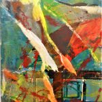 17) Rumore diagonale, 2004 - 80x100 cm