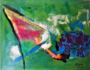 27) Evanescenza, 2007 - 100x80 cm (acrilico su tela)