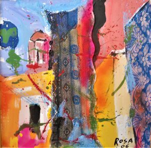 8) Sgoccioli di senso, 2006 - 88x88 cm