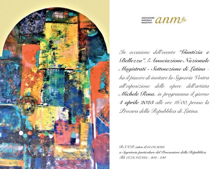 Invito Mostra Dipinti Michele Rosa