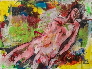 Sublimazione-femminile, 2014 -120x80 cm