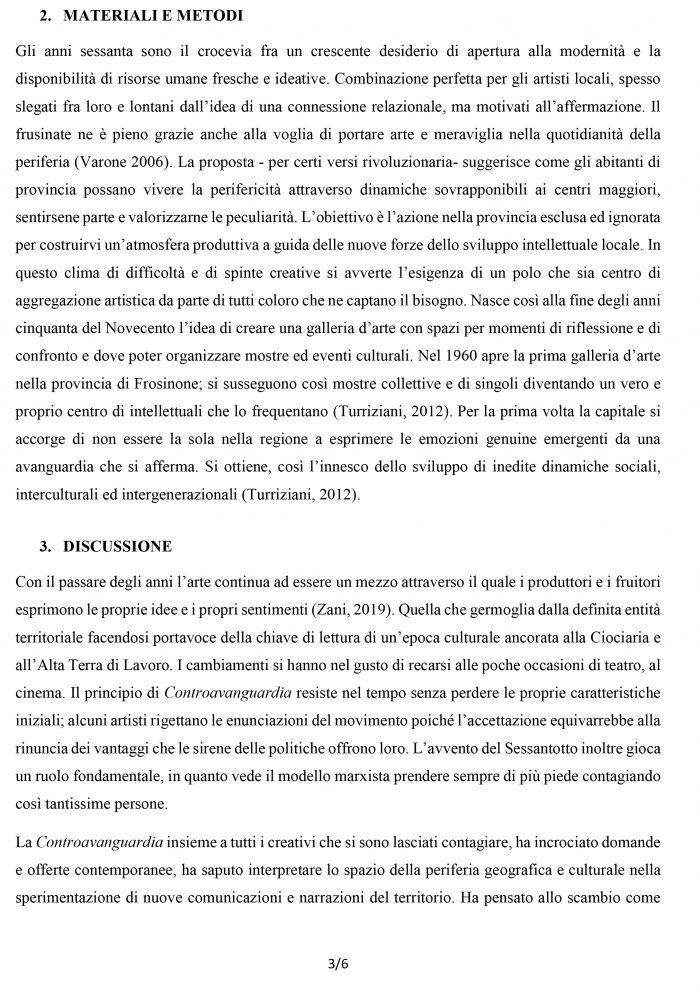 Microsoft Word - THE ITALIAN PROVINCE AND THE AVANT-GARDE IN ART